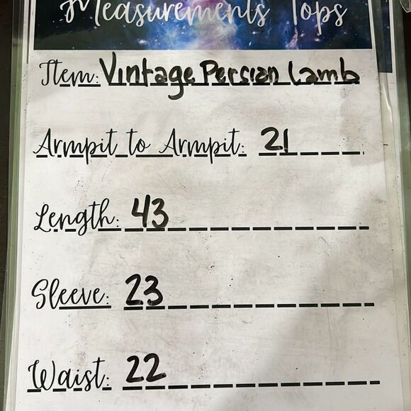 Vintage Persian Lamb Coat (Possibly Faux) with Faux Fur Collar Black Size Unknow - Picture 7 of 16